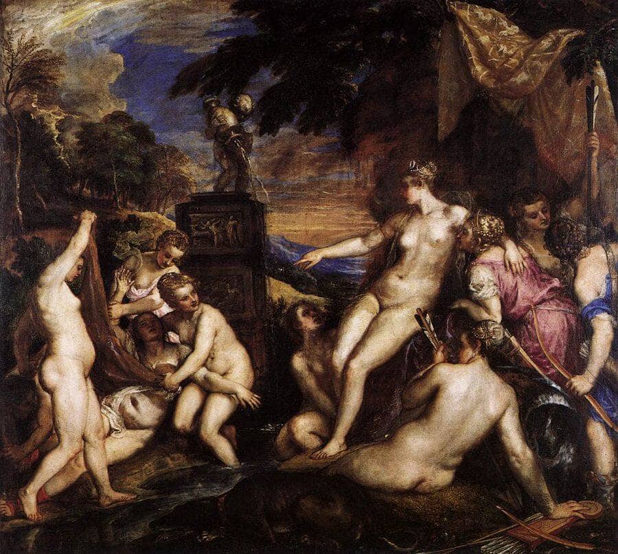 Diana and Callisto, 1556-59 by Titian