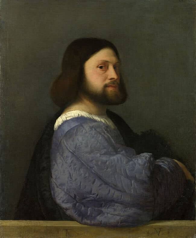 A Man with a Quilted Sleeve, 1509 by Titian
