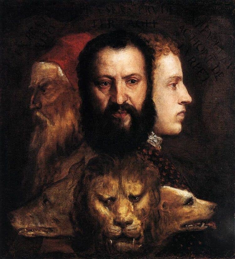 An Allegory of Prudence, 1565-70 by Titian