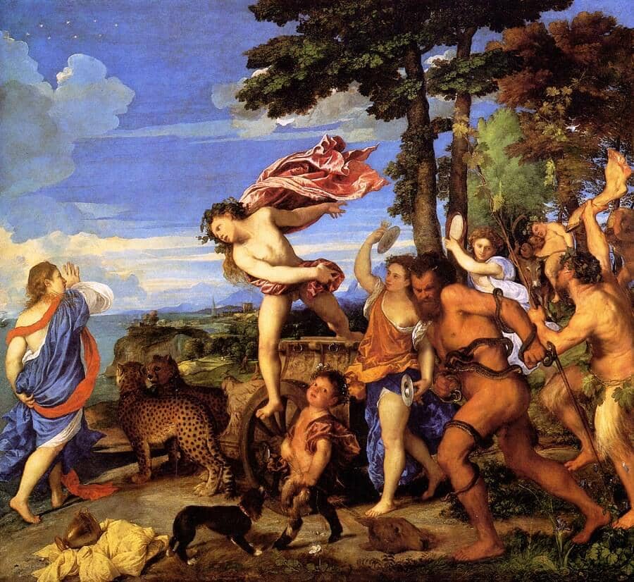 Bacchus and Ariadne by Titian