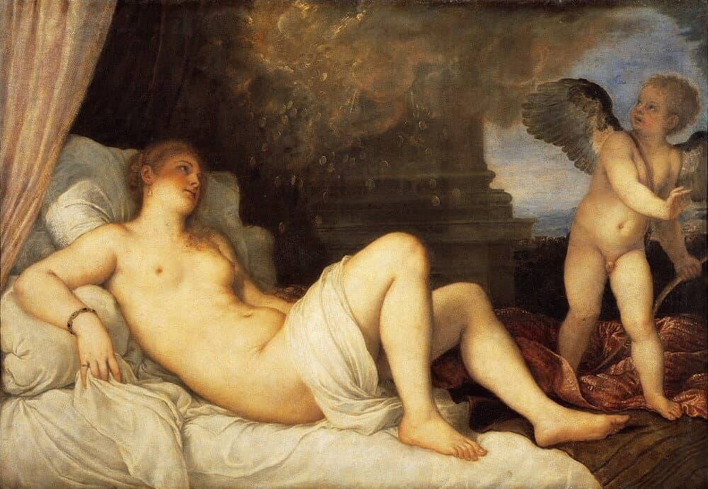 Danae, 1545 by Titian