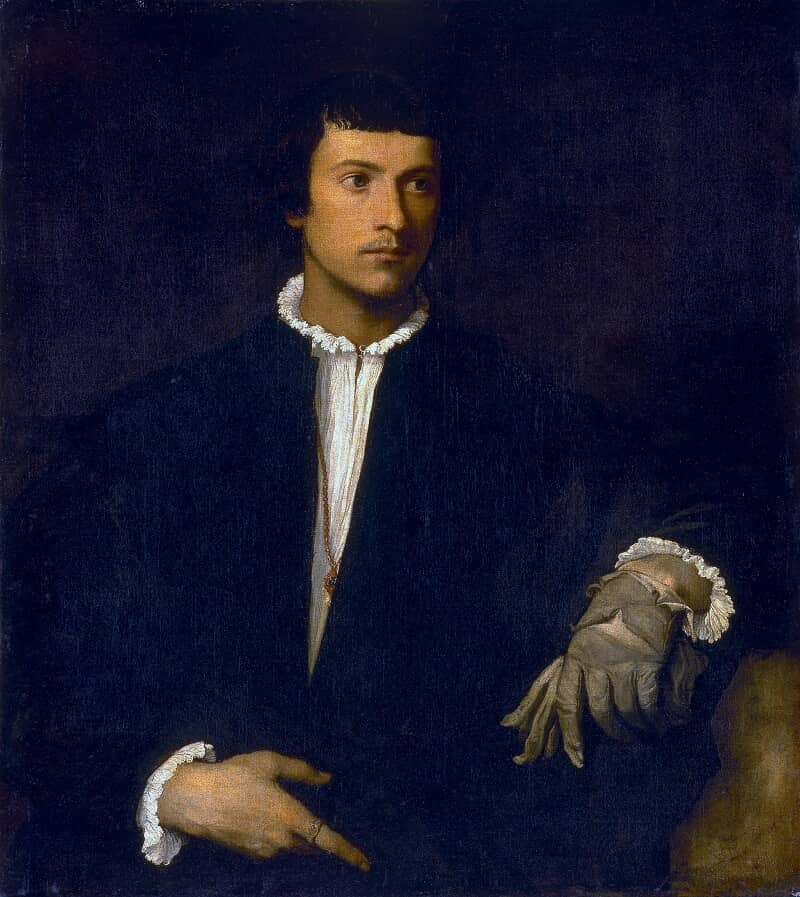 Man with a Glove, 1520 by Titian