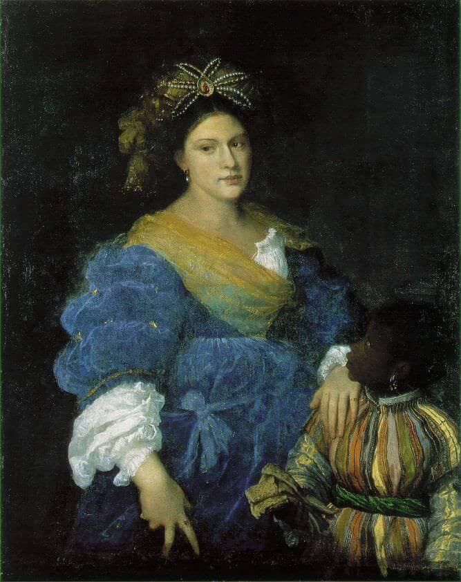 Portrait of Laura Dianti, 1520 by Titian