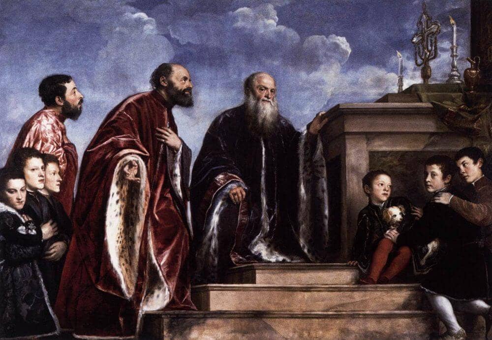 Portrait of the Vendramin Family, 1543 by Titian