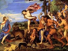 Bacchus and Ariadne by Titian