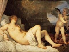 Danae by Titian