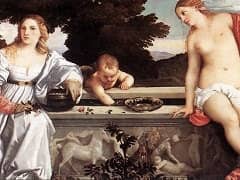 Sacred and Profane Love by Titian